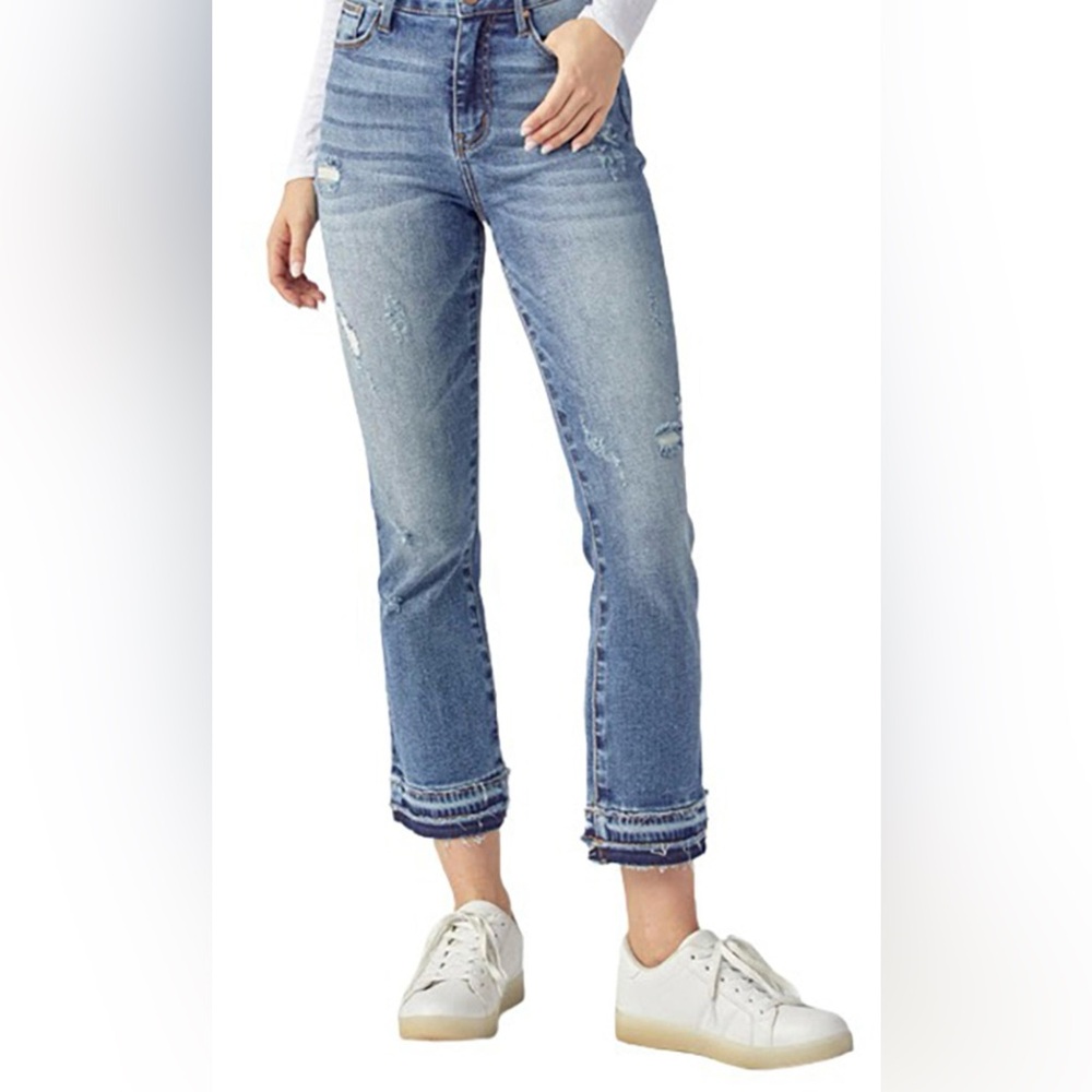 Risen Jeans - Shadow Hem Straight Leg Jeans. Size 3/26